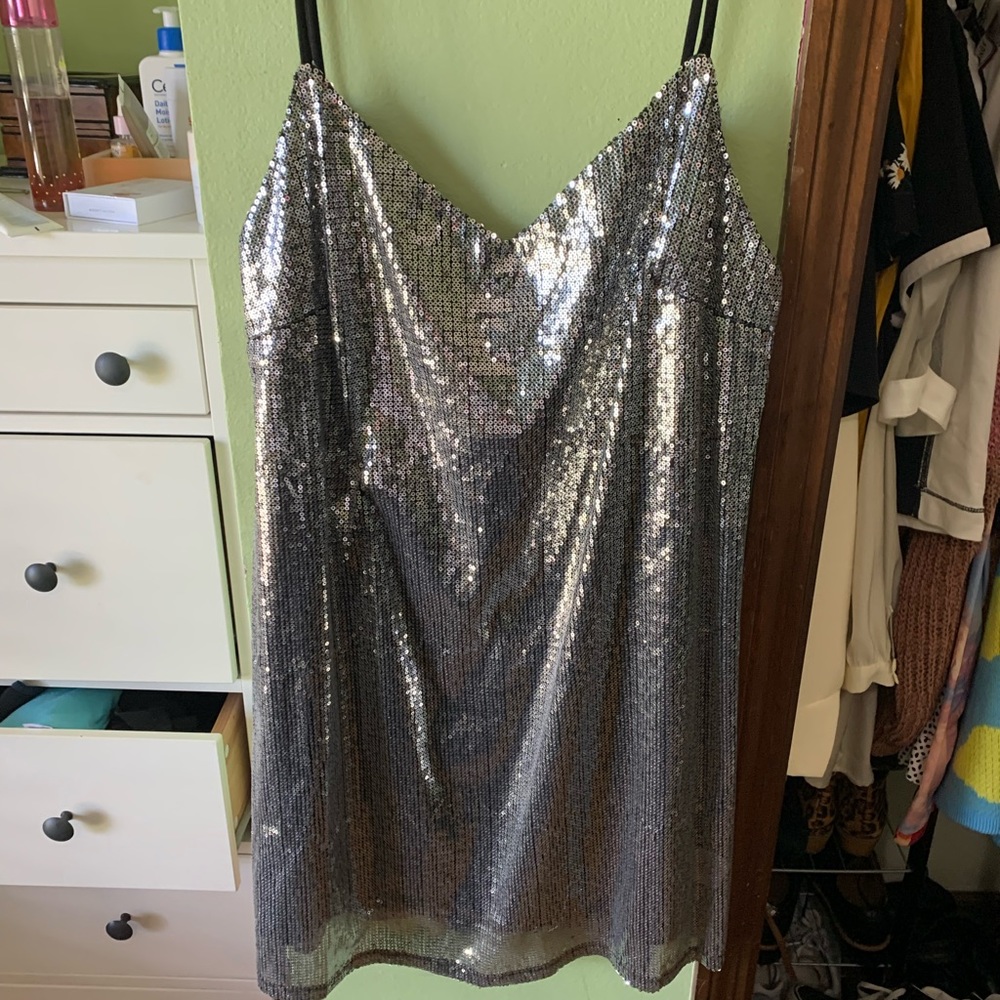Wildfable sequen mini dress